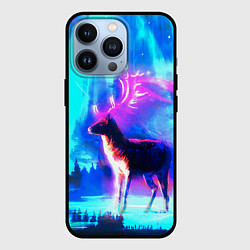 Чехол для iPhone 13 Pro Благородный олень, цвет: 3D-черный