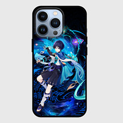 Чехол для iPhone 13 Pro Странник - Скарамучча, цвет: 3D-черный