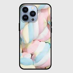 Чехол для iPhone 13 Pro Маршмелллоу паттерн, цвет: 3D-черный
