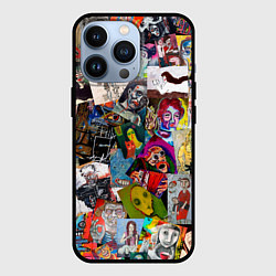 Чехол для iPhone 13 Pro Art Trash, цвет: 3D-черный