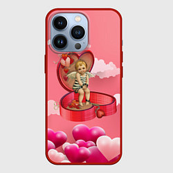Чехол iPhone 13 Pro Амур прикованный к сердцу