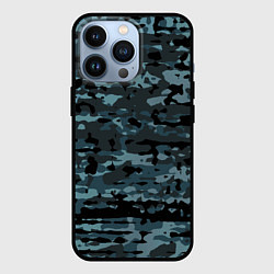 Чехол для iPhone 13 Pro Камуфляж клякса, цвет: 3D-черный