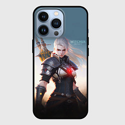 Чехол для iPhone 13 Pro The Witcher girl art, цвет: 3D-черный