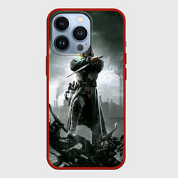 Чехол для iPhone 13 Pro Dishonored steampunk, цвет: 3D-красный