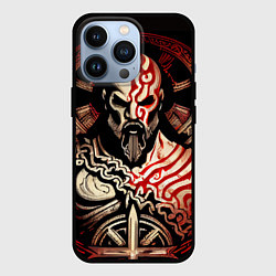 Чехол для iPhone 13 Pro Кратос кельтский, цвет: 3D-черный