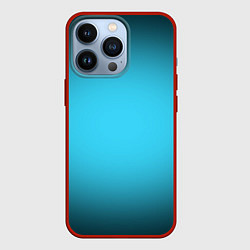 Чехол для iPhone 13 Pro Небесный градиент, цвет: 3D-красный