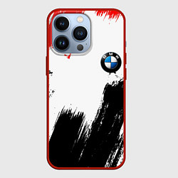 Чехол для iPhone 13 Pro BMW art, цвет: 3D-красный