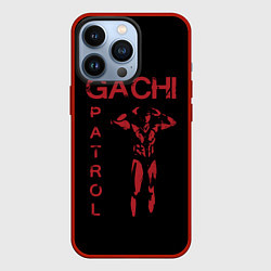 Чехол для iPhone 13 Pro Гачи патруль, цвет: 3D-красный