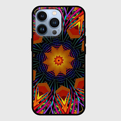 Чехол iPhone 13 Pro Орнамент яркий Мандала
