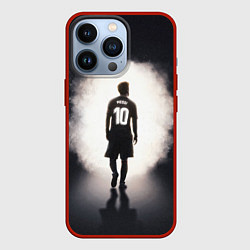 Чехол для iPhone 13 Pro Leo Messi 10, цвет: 3D-красный