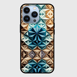 Чехол для iPhone 13 Pro Бумажный футуризм, цвет: 3D-черный