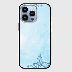 Чехол для iPhone 13 Pro Морозные узоры, цвет: 3D-черный
