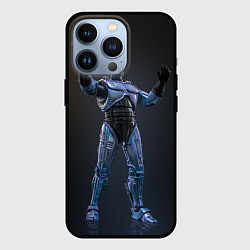 Чехол для iPhone 13 Pro Робокоп в стойке, цвет: 3D-черный