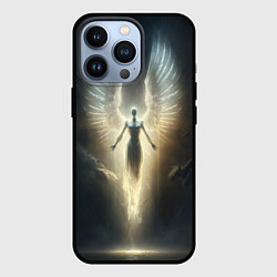 Чехол для iPhone 13 Pro Парящая девушка ангел, цвет: 3D-черный