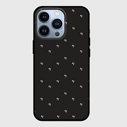 Чехол для iPhone 13 Pro Бренд KJ - зигзагом, цвет: 3D-черный