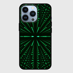 Чехол для iPhone 13 Pro Цифровое пространство, цвет: 3D-черный