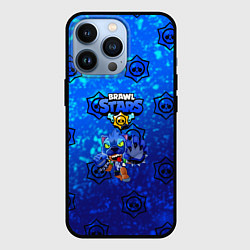 Чехол для iPhone 13 Pro Brawl Stars волк Леон, цвет: 3D-черный