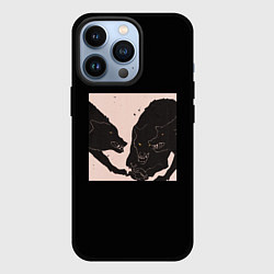 Чехол для iPhone 13 Pro Aikko - преданные, цвет: 3D-черный