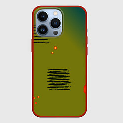 Чехол для iPhone 13 Pro Art chaos, цвет: 3D-красный