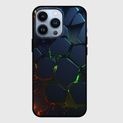 Чехол для iPhone 13 Pro Взрыв плит, цвет: 3D-черный