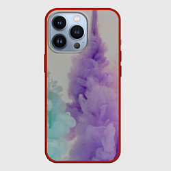 Чехол для iPhone 13 Pro Тёмные дымы, цвет: 3D-красный