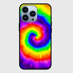 Чехол для iPhone 13 Pro Тай-дай, цвет: 3D-черный