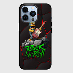 Чехол для iPhone 13 Pro Рок Симпсоны, цвет: 3D-черный