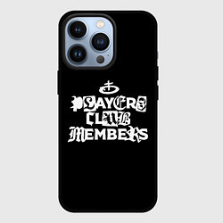 Чехол для iPhone 13 Pro Obladaet - players club members надпись, цвет: 3D-черный