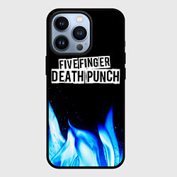 Чехол iPhone 13 Pro Five Finger Death Punch blue fire