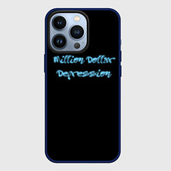 Чехол для iPhone 13 Pro Фараон миллион доллар депрешн, цвет: 3D-тёмно-синий
