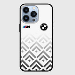 Чехол для iPhone 13 Pro BMW m power - белый, цвет: 3D-черный