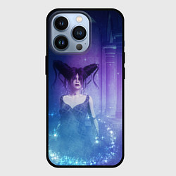 Чехол для iPhone 13 Pro Ведьма со звездной пылью в старом замке, цвет: 3D-черный