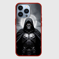 Чехол для iPhone 13 Pro Скелет в Броне, цвет: 3D-красный