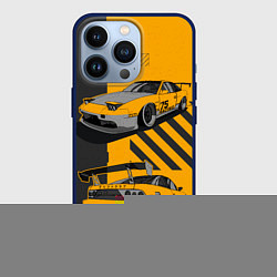 Чехол для iPhone 13 Pro Nissan 180sx art, цвет: 3D-тёмно-синий