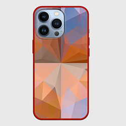 Чехол для iPhone 13 Pro Текстурный пак, цвет: 3D-красный