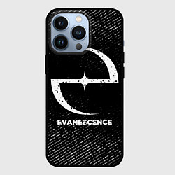 Чехол для iPhone 13 Pro Evanescence с потертостями на темном фоне, цвет: 3D-черный