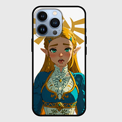 Чехол для iPhone 13 Pro The legend of Zelda - ahegao, цвет: 3D-черный