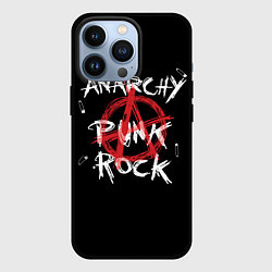 Чехол для iPhone 13 Pro Анархия - панк рок, цвет: 3D-черный