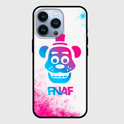 Чехол iPhone 13 Pro FNAF neon gradient style