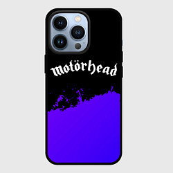 Чехол для iPhone 13 Pro Motorhead purple grunge, цвет: 3D-черный