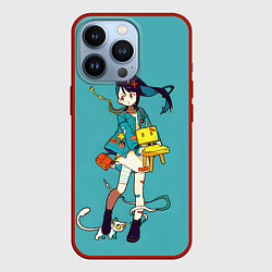 Чехол iPhone 13 Pro Судзумэ закрывает двери