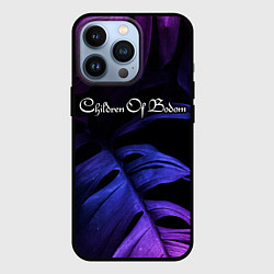 Чехол iPhone 13 Pro Children of Bodom neon monstera