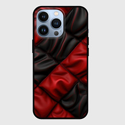 Чехол для iPhone 13 Pro Red black luxury, цвет: 3D-черный