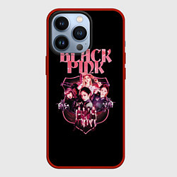 Чехол для iPhone 13 Pro Blackpink k-pop, Блэкпинк, цвет: 3D-красный