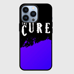 Чехол для iPhone 13 Pro The Cure purple grunge, цвет: 3D-черный