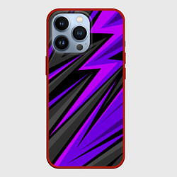 Чехол для iPhone 13 Pro Спорт униформа - пурпурный, цвет: 3D-красный