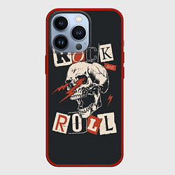 Чехол для iPhone 13 Pro Rock - молнии из глаз, цвет: 3D-красный