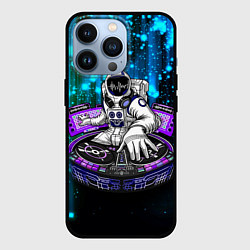 Чехол для iPhone 13 Pro Space DJ - neon starfall, цвет: 3D-черный