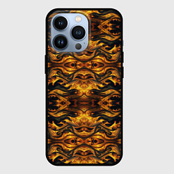 Чехол для iPhone 13 Pro Огонь дракона абстракция, цвет: 3D-черный