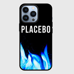 Чехол для iPhone 13 Pro Placebo blue fire, цвет: 3D-черный